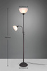 RL lampa podłogowa Country E27 + E14 rdzawa 184cm R46322024