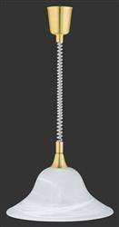 Trio lampa wisząca Viola E27 mosiężna 301700108