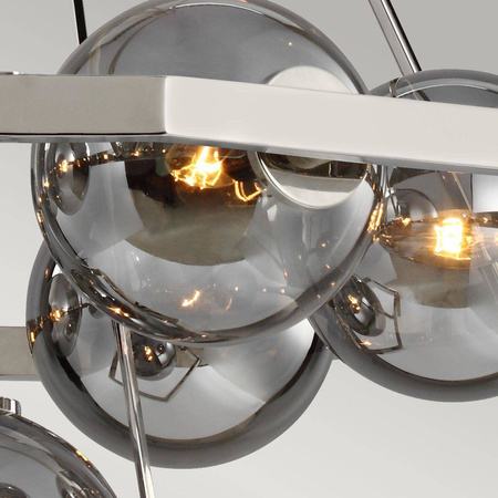 Quintiesse lampa wisząca Harper 7xE14 nikiel QN-HARPER7