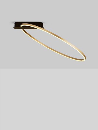 Luces Exclusivas lampa sufitowa LED Comarapa ściemnialna 30W 1301lm 3000K IP20 złota LE44674