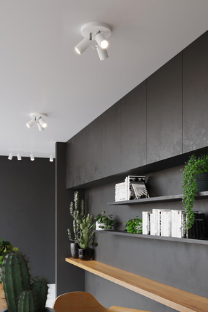 Sollux plafon (reflektorek) Ring 3P 3xGU10 biały SL.1015