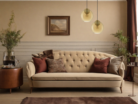 Luces Exclusivas lampa wisząca LED Balmi Ø 24 cm E27 1x12W IP20 złoto/bursztynowa LE43412