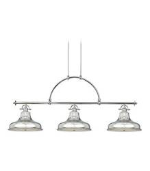 Elstead żyrandol / lampa wisząca Emery 3xE27 srebrna QZ-EMERY3P-IS