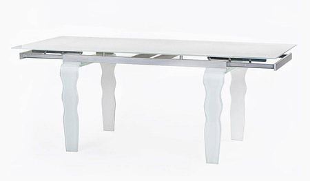 King Home stół szklany Vendome OPTI WHITE biały 200/300 B2003C_2.0/3.0