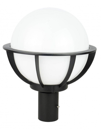 Su-ma lampa stojąca zewnętrzna Kule z koszykiem 250 E27 czarna/patyna 90cm IP43 K 5002/2/KPO 250 FU