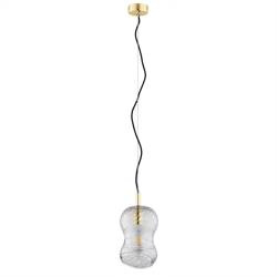 Argon lampa wisząca Salerno E27 mosiężna 8038