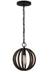 Elstead lampa wisząca Allier E27 drewniana FE-ALLIER-P-WW