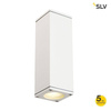SLV kinkiet zewnętrzny Theo Out 2xGU10 biały IP44 229531