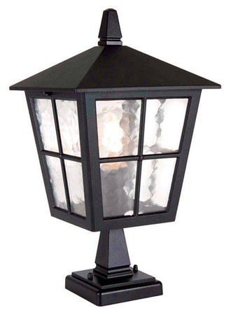 Elstead lampa stojąca zewnętrzna Canterbury E27 czarna 38cm IP43 BL50M-BLACK