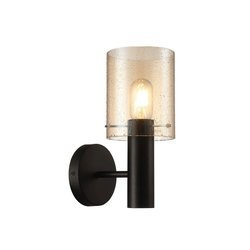 Italux kinkiet Sardo Rain E27 czarny WL-5581-1A-BK+RNAMB