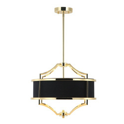 Orlicki Design żyrandol / lampa wisząca Stesso S 3xE27 czarno/złota OR84153