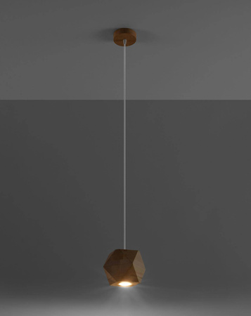 Sollux lampa wisząca Woody GU10 drewniana SL.1011