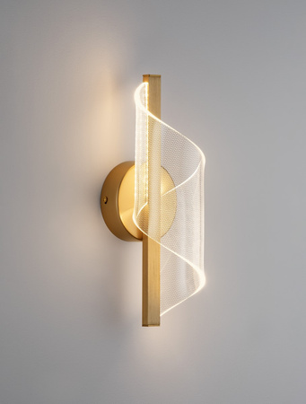 Luces Exclusivas kinkiet LED Huaral 9W 668lm 3000K IP20 złoty LE44439