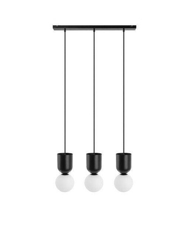 Ummo lampa wisząca potrójna Luoti 3L 3xG9 czarna LUL322P0