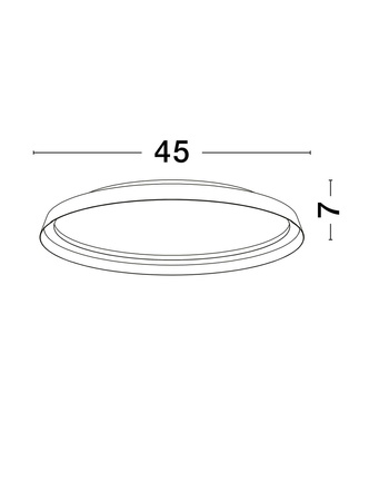 Luces Exclusivas lampa sufitowa LED Batallas ściemnialna Ø 45 cm 38W 2713lm 2700-4000K IP20 brązowa LE44652