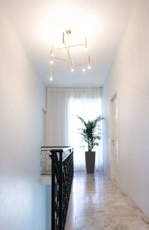 Amplex żyrandol / plafon Livi 16xG9 złoty 8392