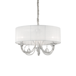Ideal Lux żyrandol / lampa wisząca Swan 3xE14 biała 035840