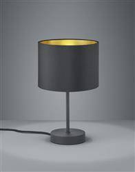 Trio lampka biurkowa Hostel E27 czarna 33cm 508200179