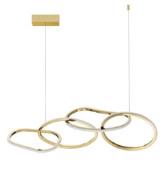 Luces Exclusivas lampa wisząca LED Celaya 50W 2400lm 3000K złota LE42760