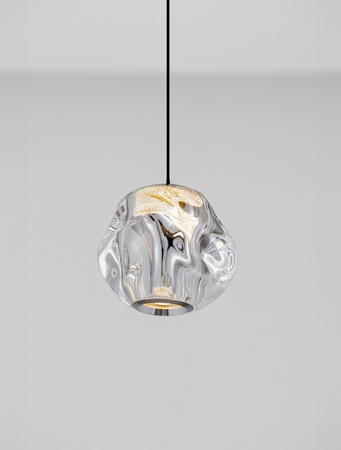 Luces Exclusivas lampa wisząca LED Chepen ściemnialna Ø 10,5 cm 6W 270lm 3000K IP20 czarna LE44641