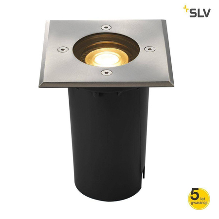 SLV oczko chodnikowe Solasto GU10 stalowe IP67 227684