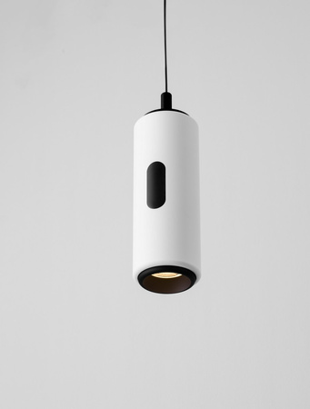 Luces Exclusivas lampa wisząca LED Orituco ściemnialna Ø 7 cm 12W 743lm 3000K IP20 czarno/biała LE44529