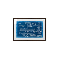 King Home Obraz MECHANICAL PLANE 2 90x62 cm KH1501100261