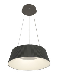 Aviano Lighting lampa wisząca LED Sella ściemnialna 25W 3000lm 3000-4500-6000K antracyt 6222-0150