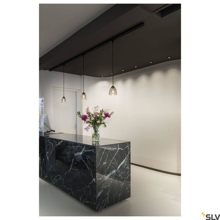 SLV lampa wisząca Para Cone GU10 czarna Ø13,5cm 1006159