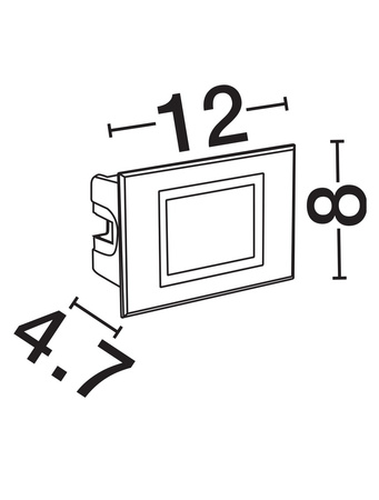Luces Exclusivas oprawa elewacyjna LED Laverno 3W 203lm 3000K IP65 czarna LE75324