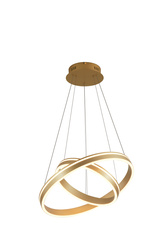 Aviano Lighting lampa wisząca LED Vivies ściemnialna 54W 7200lm 3000K złoty mat 6201-0215