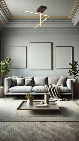 Luces Exclusivas lampa sufitowa LED Charazani ściemnialna 26W 973lm 3200K IP20 czarno/złota LE44819