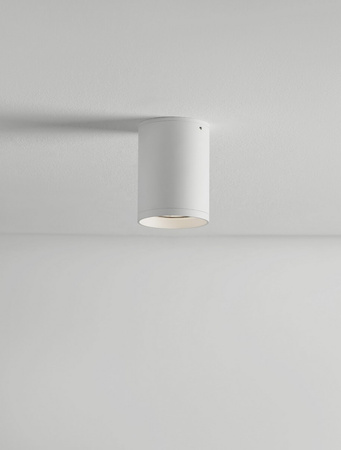 Luces Exclusivas lampa sufitowa zewnętrzna LED Adalia Ø 8 cm 9W 579lm 3000K IP54 biała LE73538