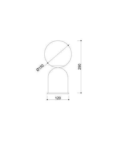 Ummo lampka biurkowa Luoti ST G9 czarna LUS122P1