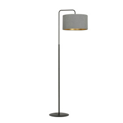 Emibig lampa podłogowa Hilde Lp1 E27 szaro/czarna 150cm 1050/LP1