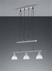 Trio żyrandol / lampa wisząca Levisto 3xE14 (załączono) nikiel mat 371010307