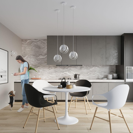 Sollux lampa wisząca Tulos 1 E27 biała SL.1083