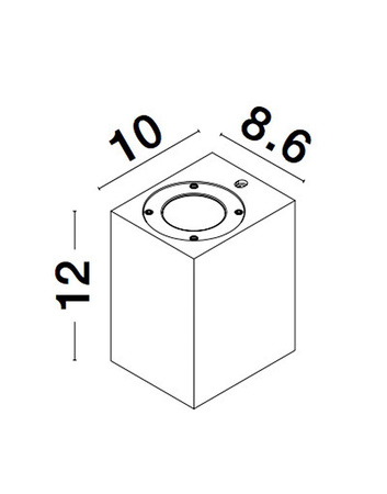 Luces Exclusivas kinkiet zewnętrzny Ixtapaluca GU10 biały IP65 LE71604