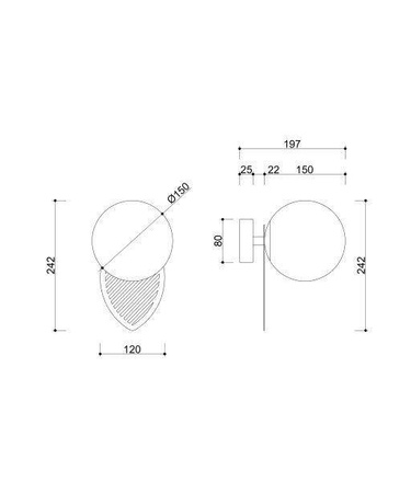 Ummo kinkiet Fyllo B G9 biały FYB11000