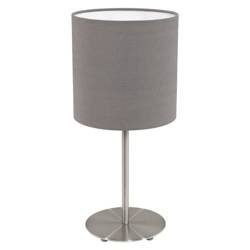 Eglo lampka biurkowa Pasteri E27 szara 31596