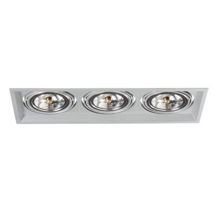 Kanlux oprawa sufitowa Arto 3xG53 szara wpuszczana 26616