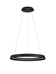 Luces Exclusivas lampa wisząca LED Batallas ściemnialna Ø 60 cm 52W 3717lm 2700-3000K IP20 czarna LE44783