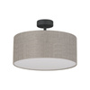 TK Lighting plafon Rondo 4xE27 czarno/beżowy 6247