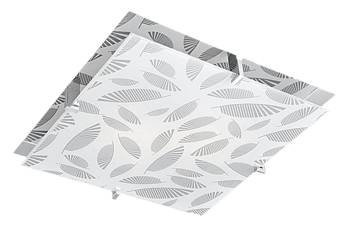 Candellux plafon Fikus 2xE27 biało/srebrny 10-12821