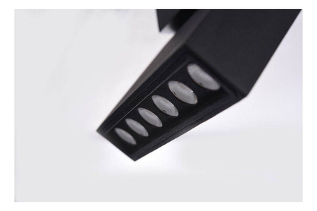 Azzardo lampa szynowa LED Leon 5 Track 12W 1306lm 3000K czarna AZ3491