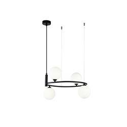 Maytoni żyrandol / lampa wisząca Ring 4xG9 czarna MOD013PL-04B