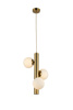 Azzardo lampa wisząca Cortega 3xG9 złota AZ4425