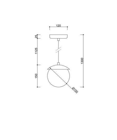 Ummo lampa wisząca Kuul F G9 burgund KLF141P0