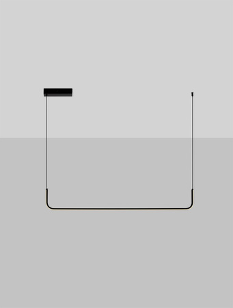 Luces Exclusivas lampa wisząca LED Piura 20W 1062lm 3200K IP20 czarna LE44815