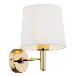 Argon kinkiet Ponte plus E27 biało/mosiężny 4728